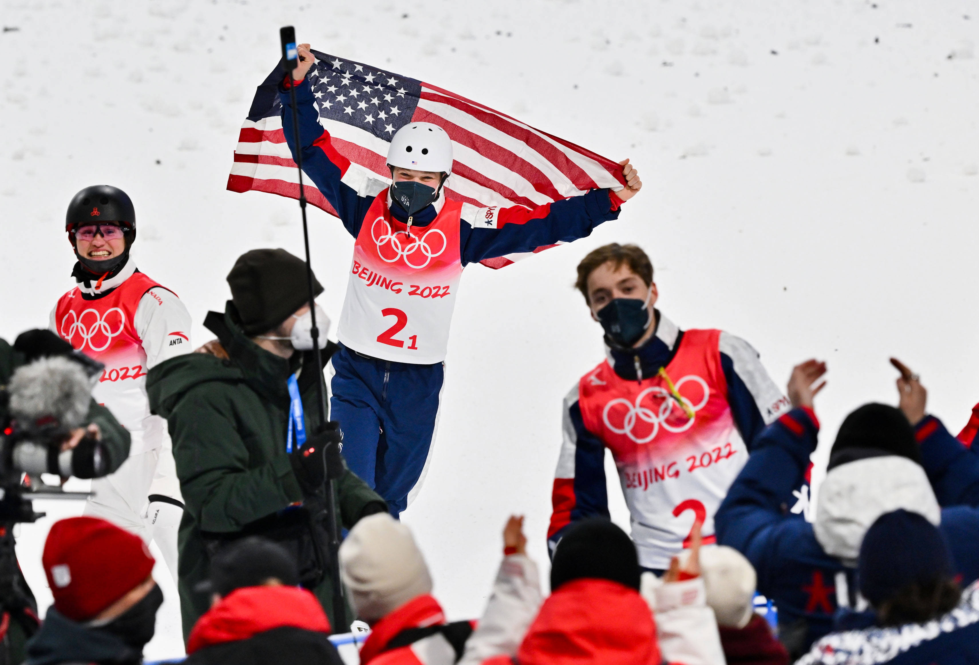 美国选手在比赛中展现出色表现 美国选手在比赛中展现出色表现